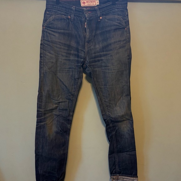 Iron & Resin Dark Blue Skinny Jeans